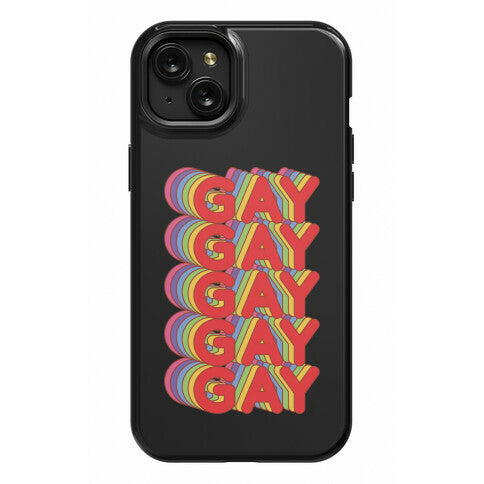 Gay Retro Rainbow Phone Case